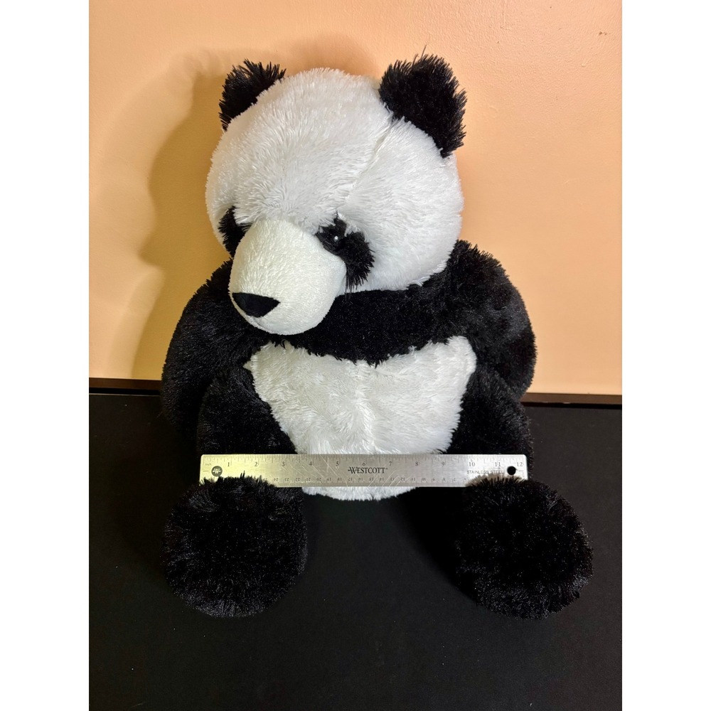 Animal Alley Toys R Us Panda Bear Plush Large Stuffed Animal 2008 Black White